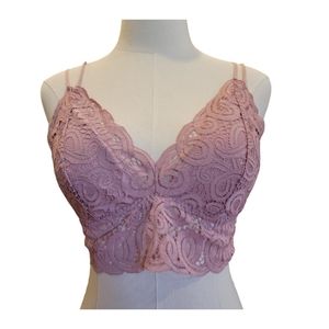 NWOT Victoria Secret Bralette Bra Dusty Rose XL